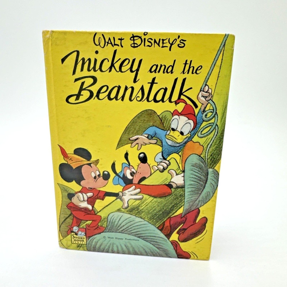 Mickey and the Beanstalk WALT DISNEY 1948 Whitman Story Hour Series Hardcover